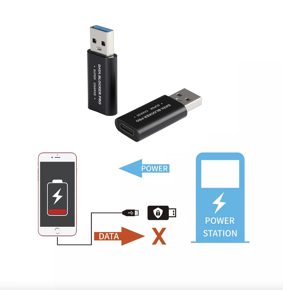 USB-A TO USB-C Data Blocker