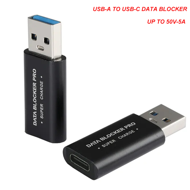 USB-A TO USB-C Data Blocker
