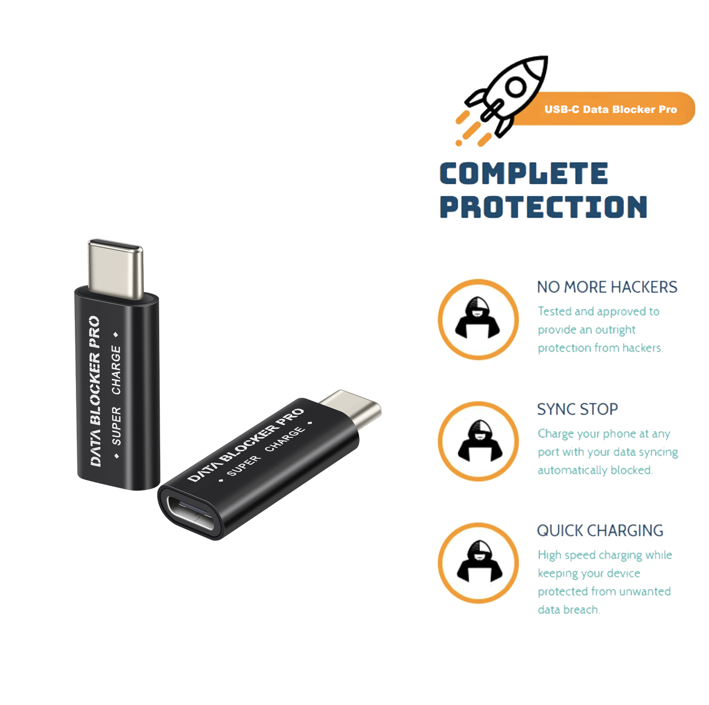 USB-C Data Blocker Pro